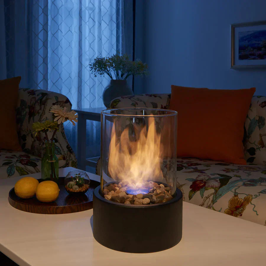 Portable Tabletop Fire Pit – Smokeless Indoor and Outdoor Fire Feature