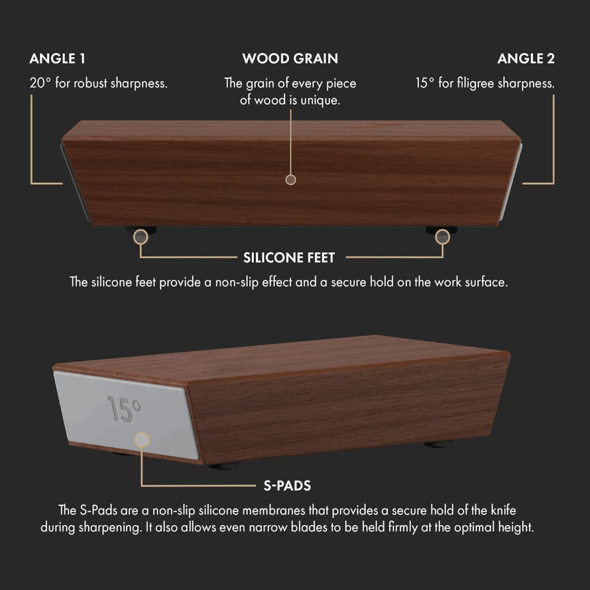 Professional Knife Sharpener with Diamond Coating for Precise Sharpening