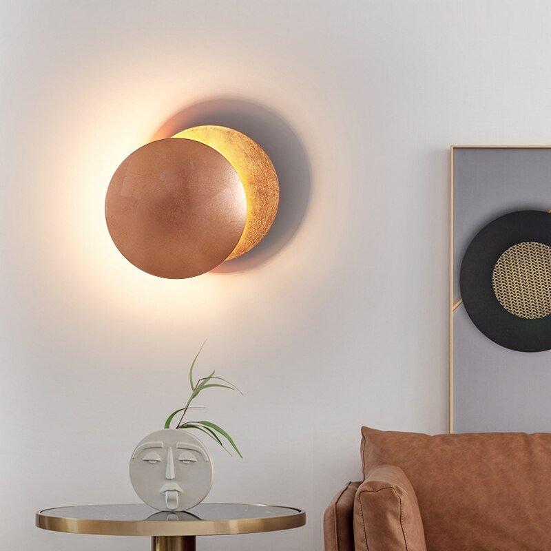 Wall Lamp with Solar Eclipse