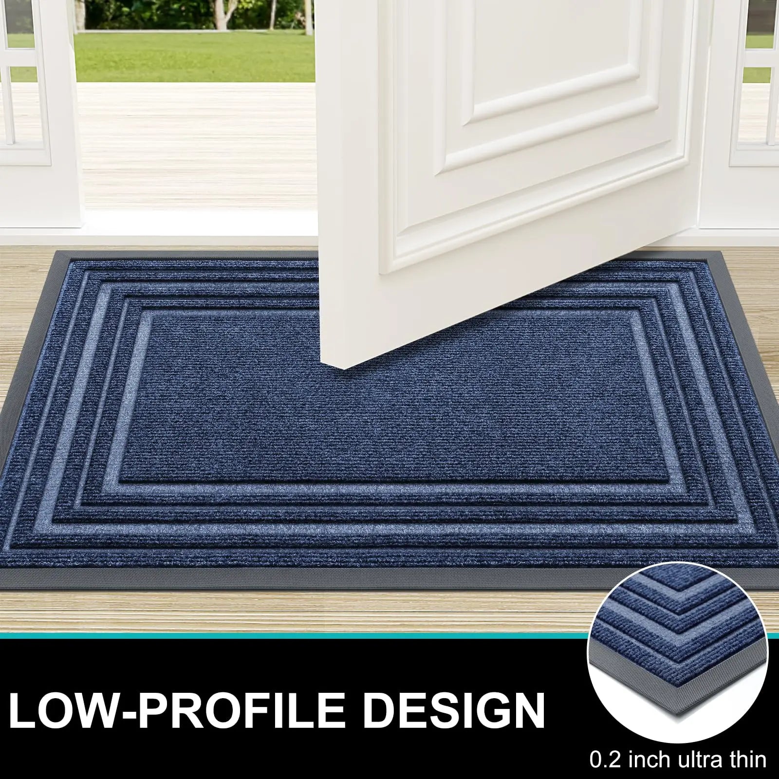 Heavy Duty Entrance Mat – Non-Slip All-Weather Doormat