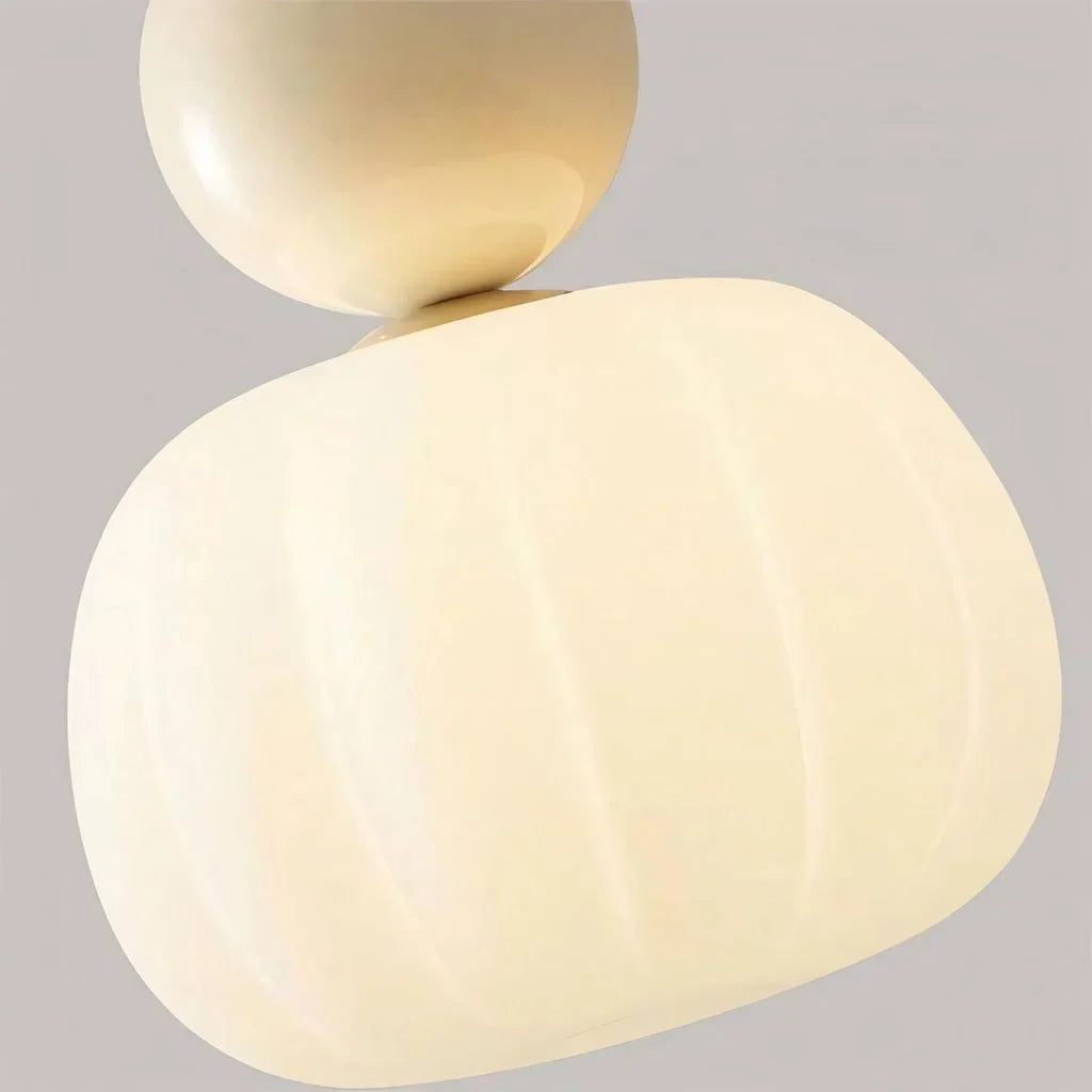 Cream Art Deco Pendant Light