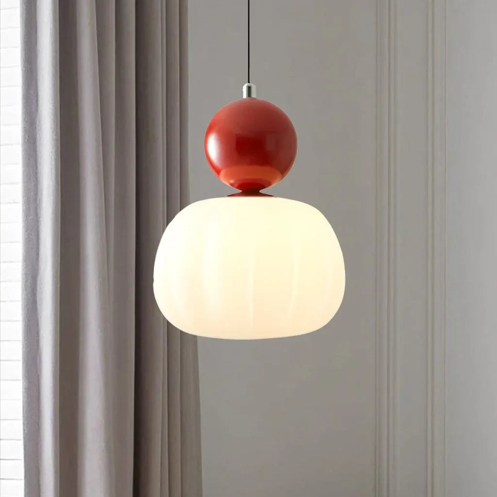 Cream Art Deco Pendant Light