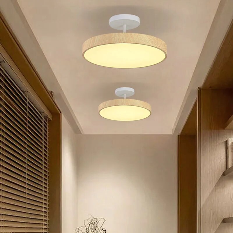 Low-Profile Circular Ceiling Light – 24W Integrated LED Luminaire