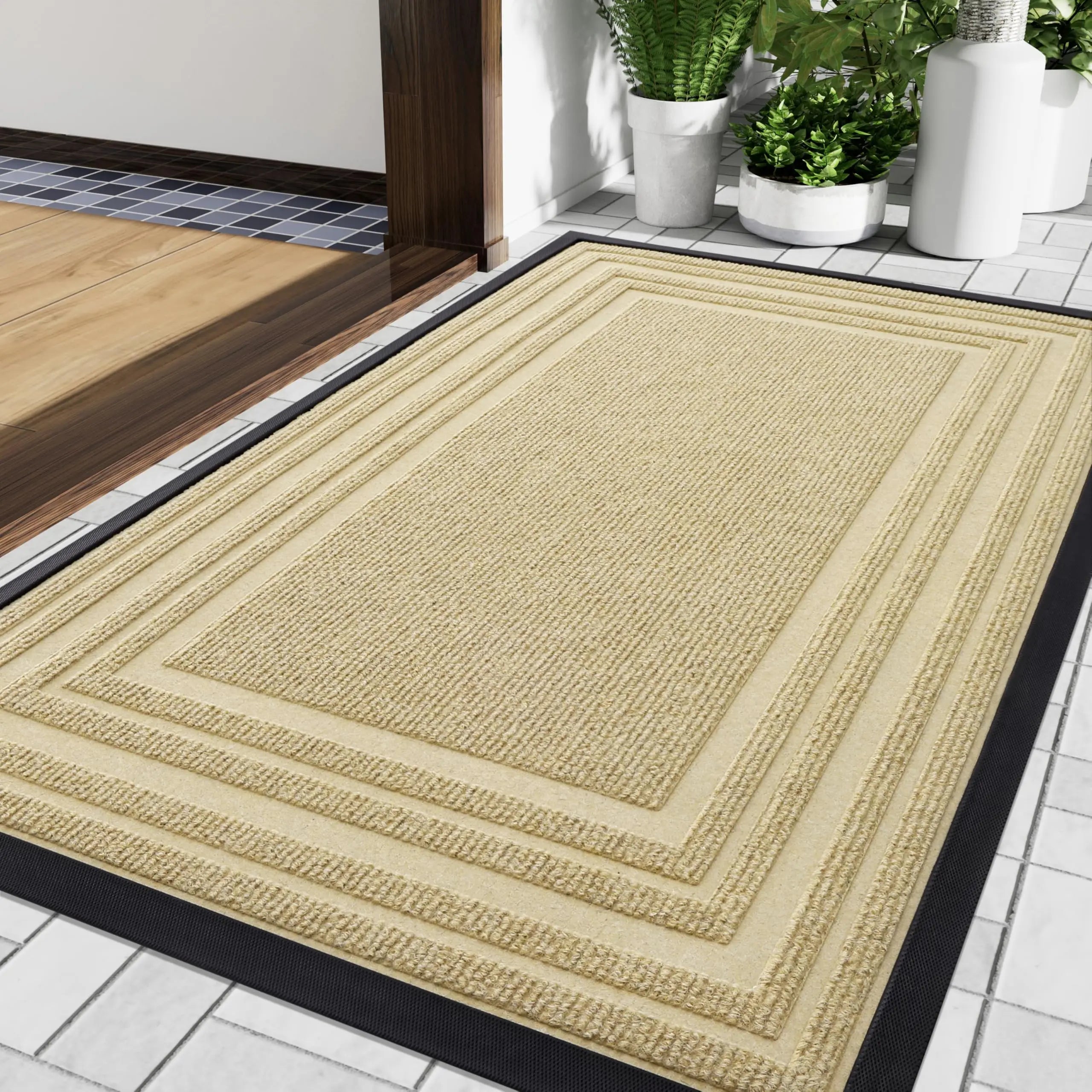 Heavy Duty Entrance Mat – Non-Slip All-Weather Doormat