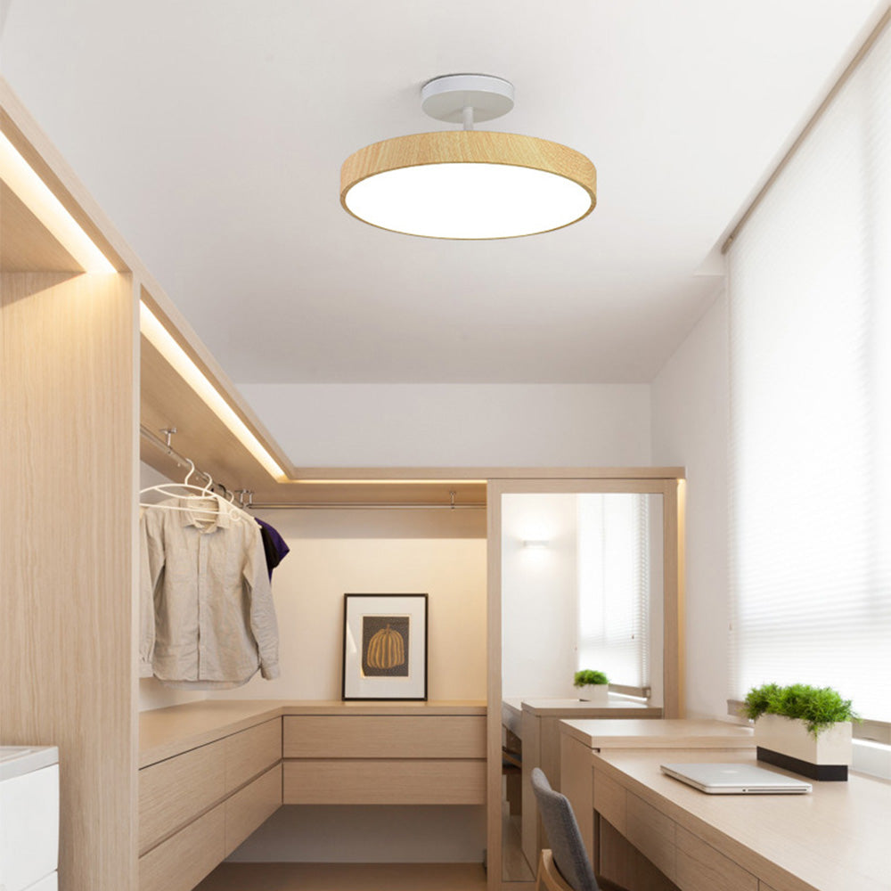 Low-Profile Circular Ceiling Light – 24W Integrated LED Luminaire