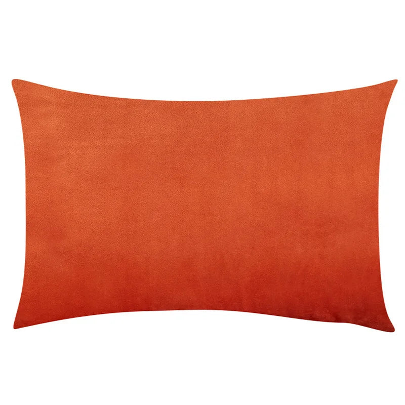Velvet Decorative Cushion in Cheerful Sweet Colours for Sofa and Bedroom