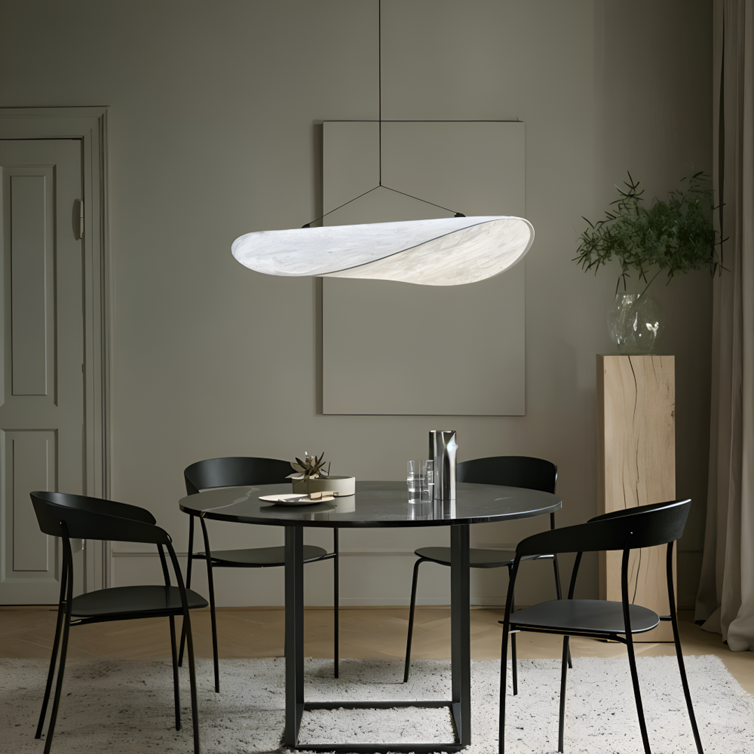 LED Fabric Pendant Lamp Modern Lighting