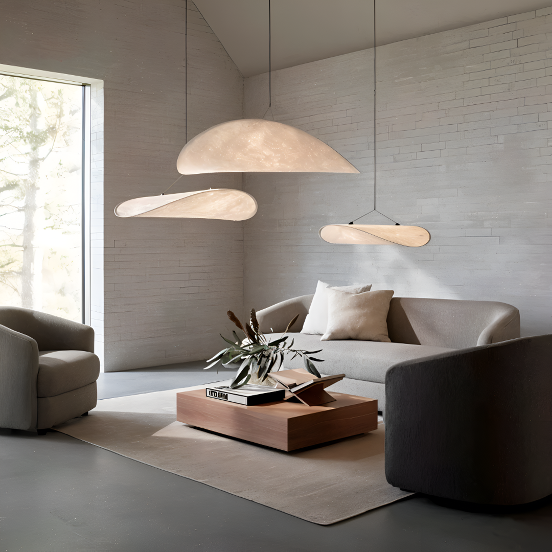 LED Fabric Pendant Lamp Modern Lighting