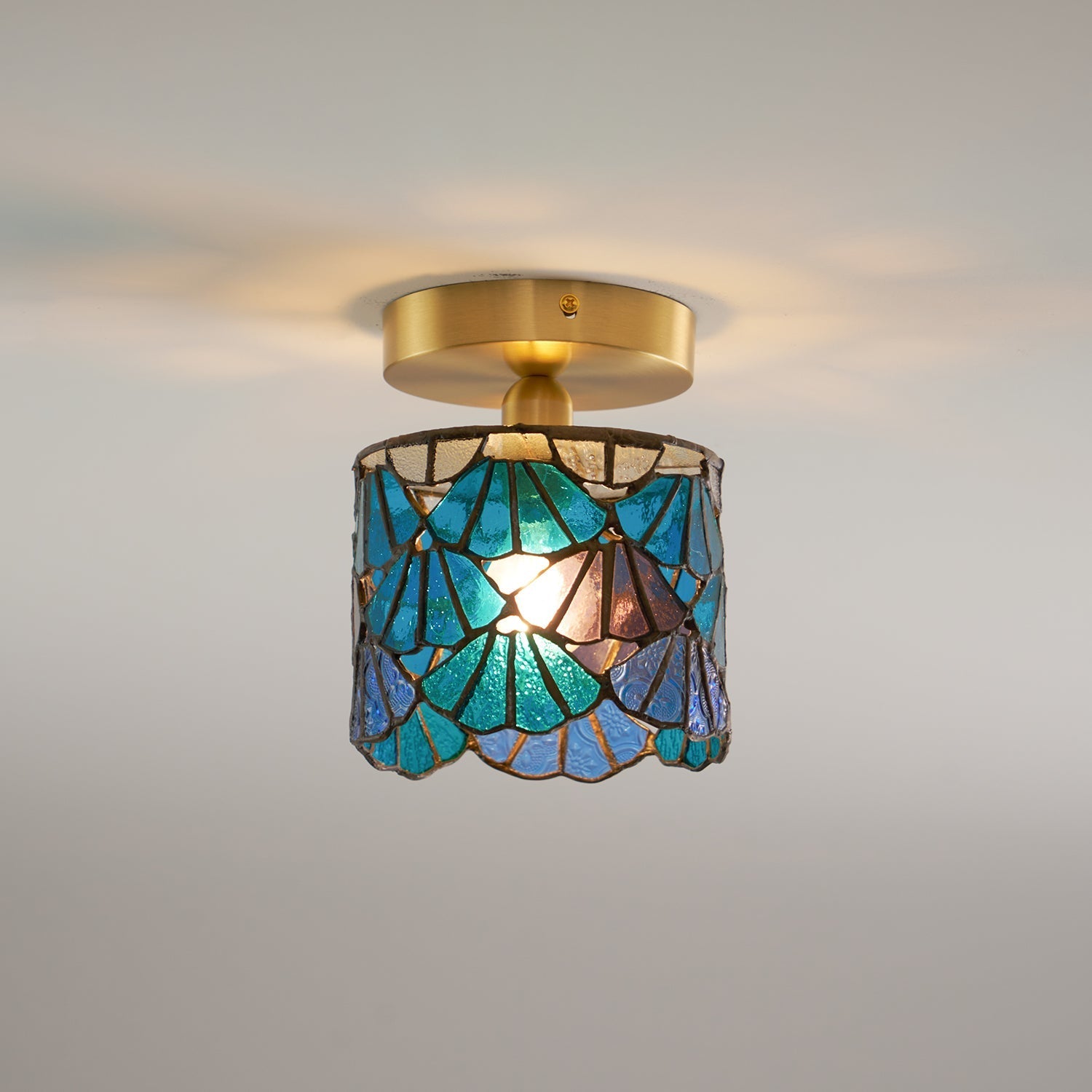Stained Glass Ceiling Light