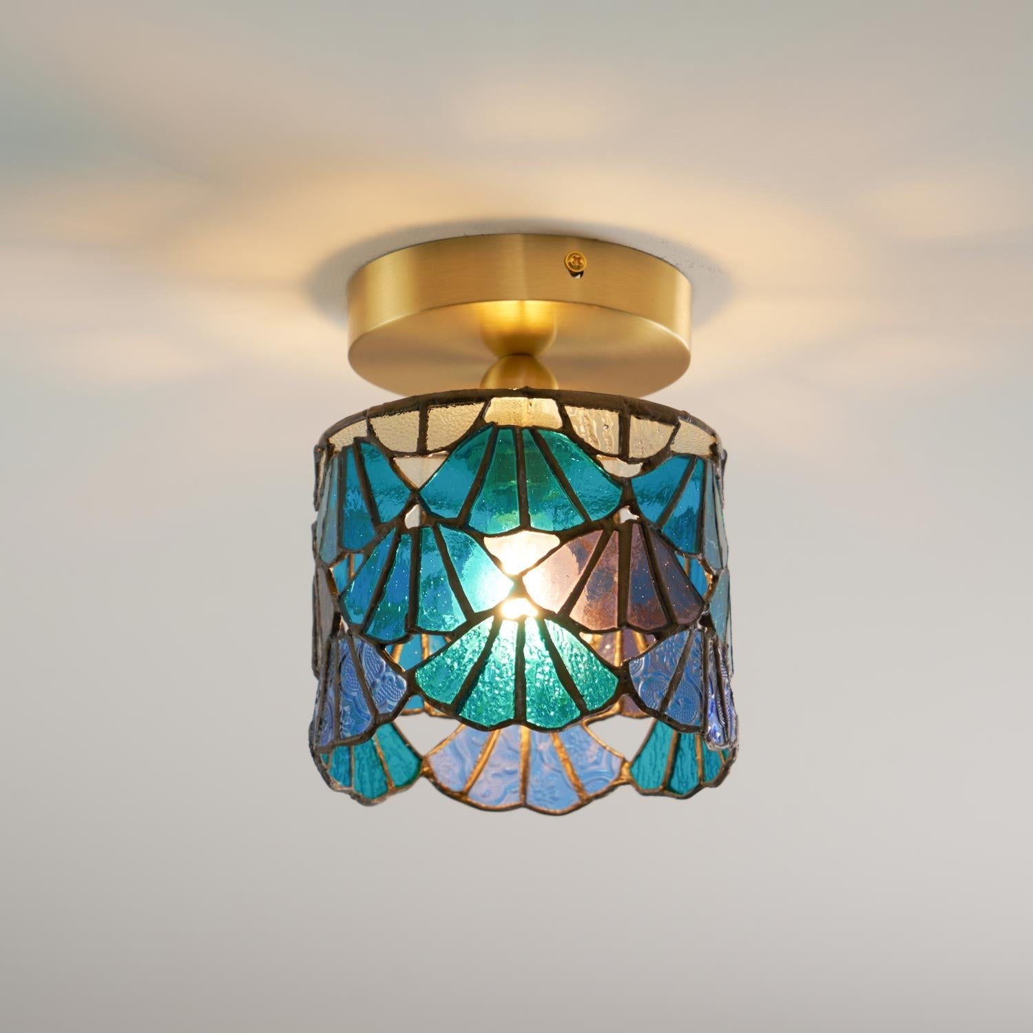 Stained Glass Ceiling Light