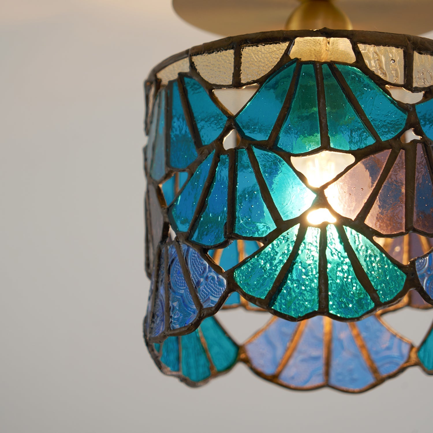 Stained Glass Ceiling Light