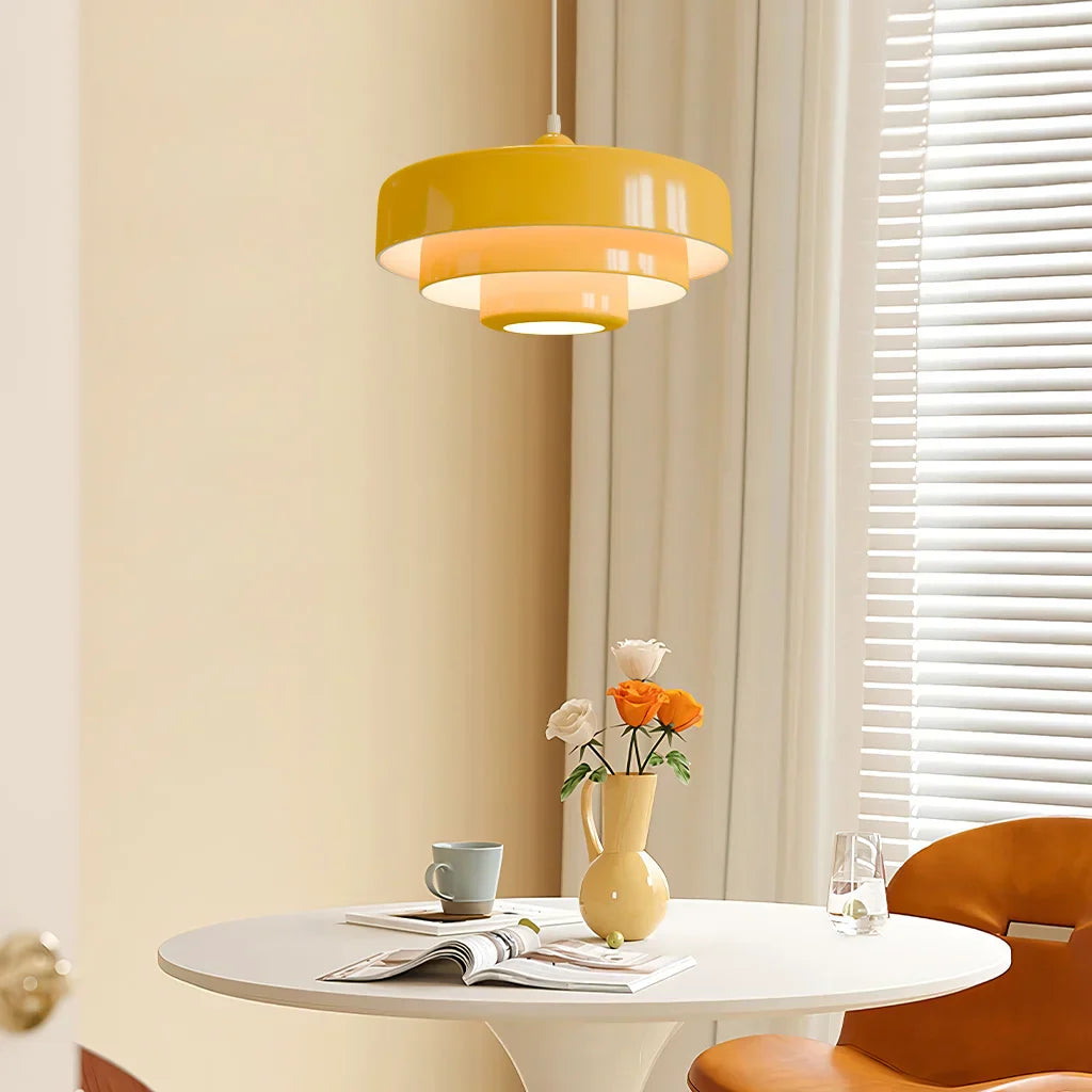 Triple Layer Disc Pendant Light