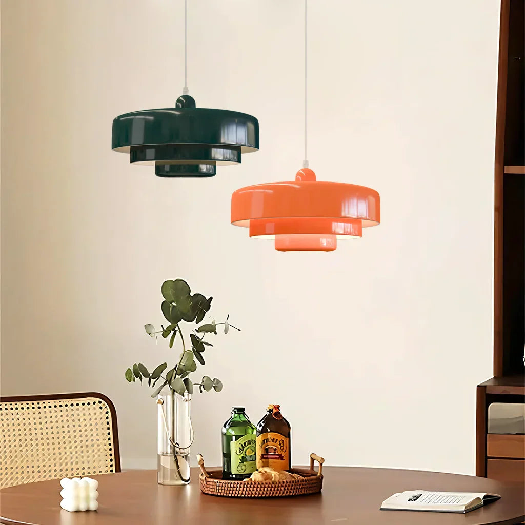 Triple Layer Disc Pendant Light