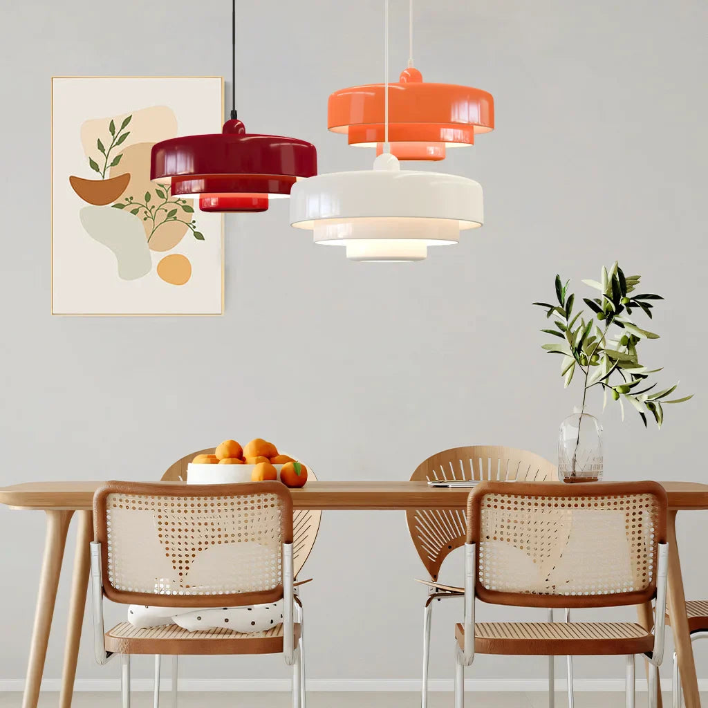 Triple Layer Disc Pendant Light