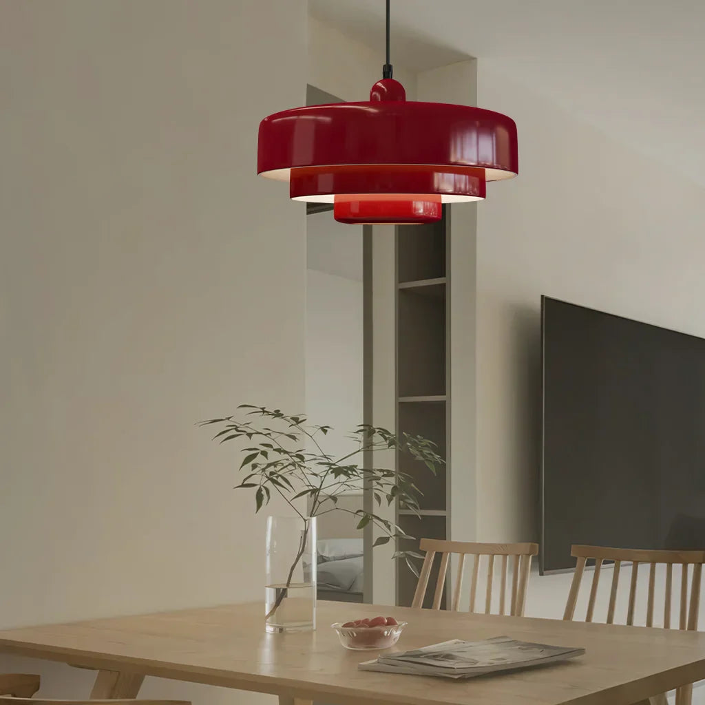 Triple Layer Disc Pendant Light
