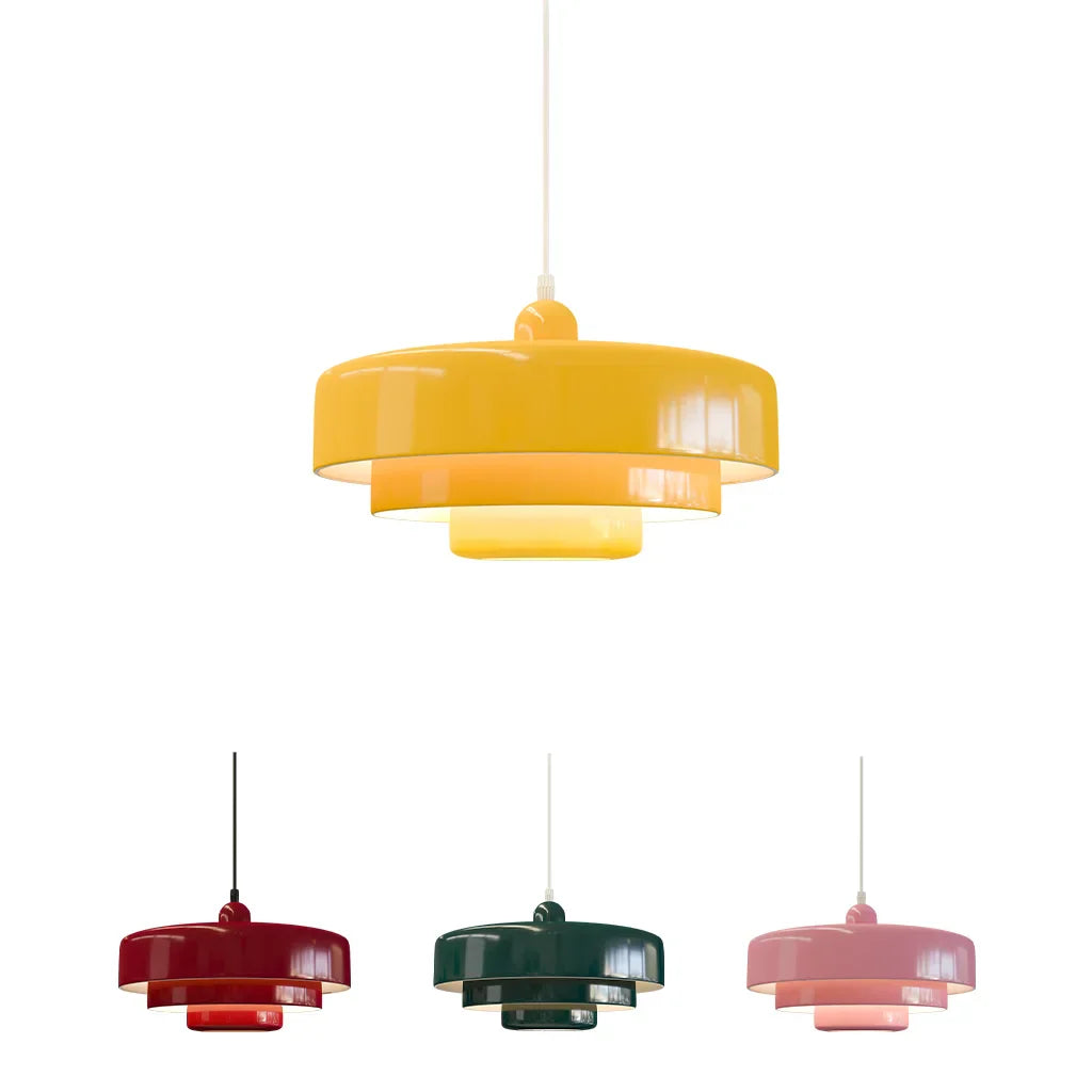 Triple Layer Disc Pendant Light