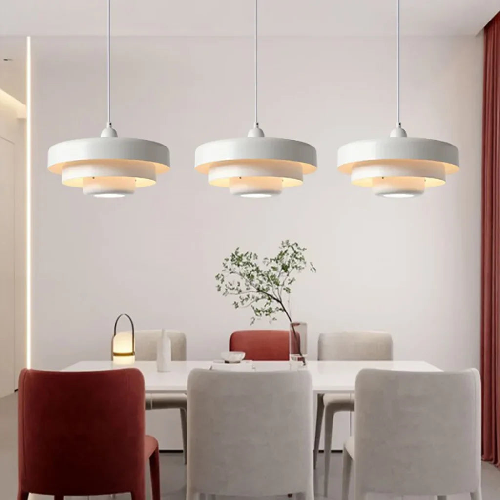 Triple Layer Disc Pendant Light