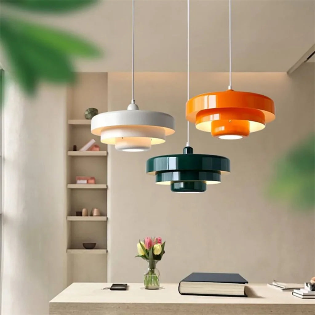 Triple Layer Disc Pendant Light