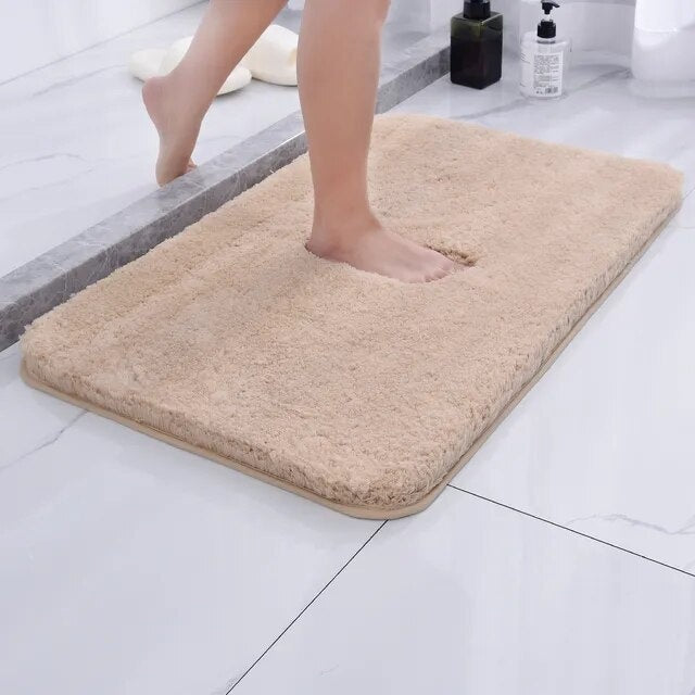 High-Absorbency Bath Mat – Non-Slip Quick-Dry Shower Rug