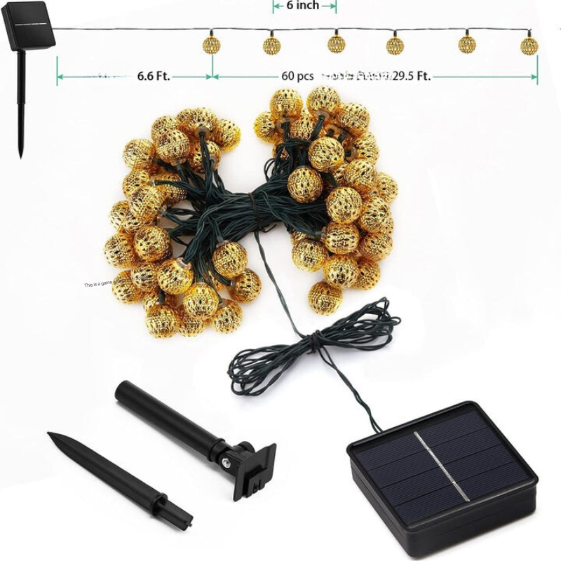 Moroccan Style Waterproof Outdoor Solar Lights