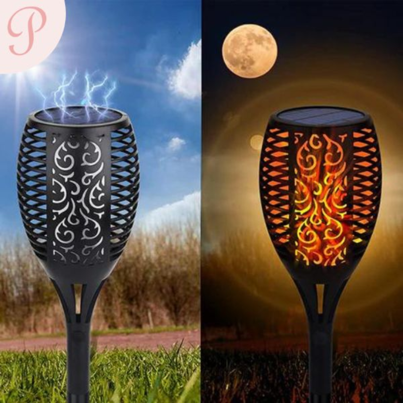 Solar Flame LED Lighting