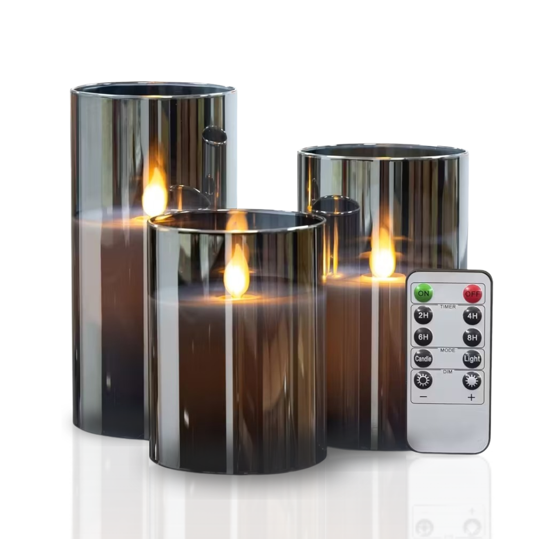 Flameless LED Wax Candles