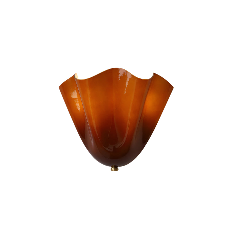 Leaf Wall Lamp - Decorative Botanical Metal Sconce