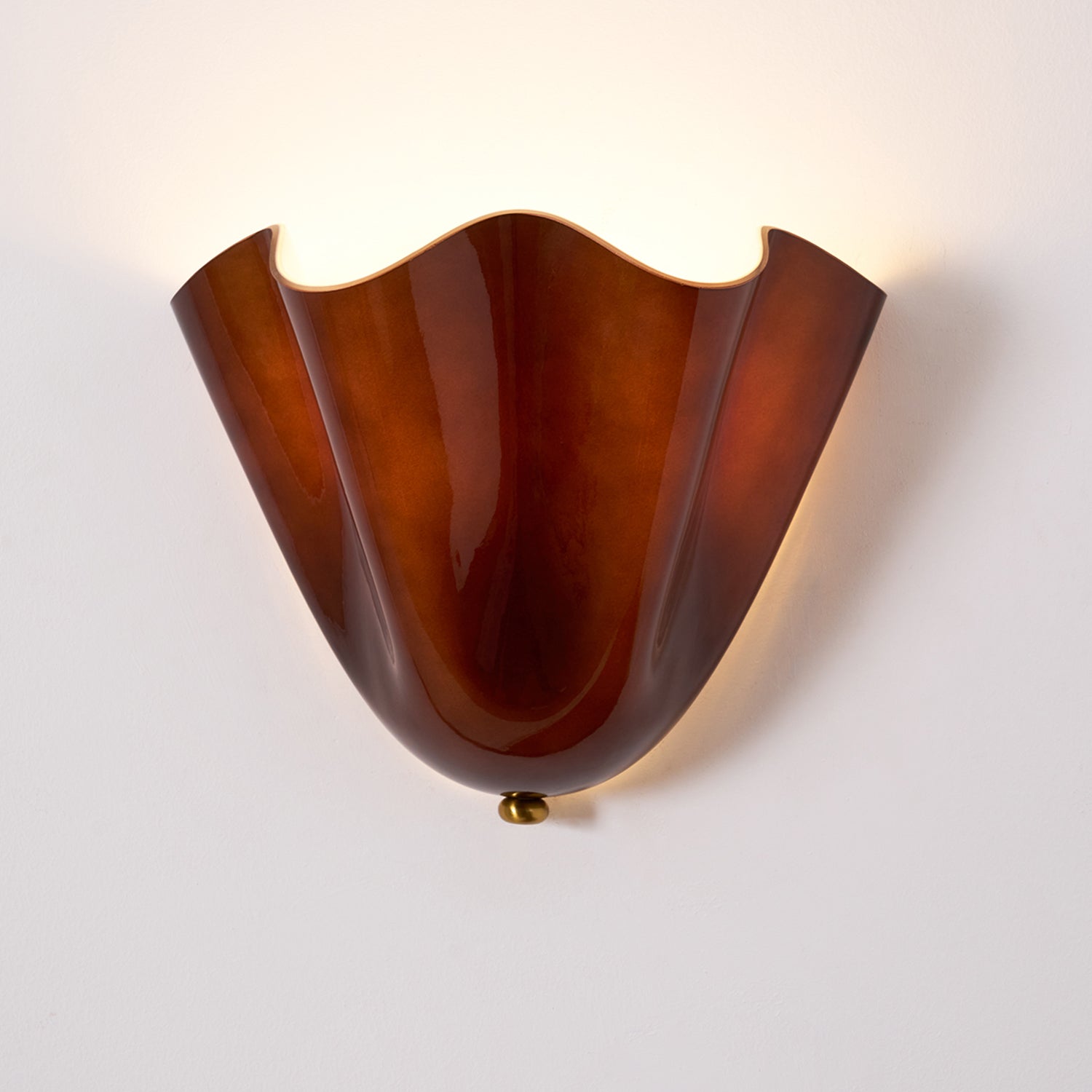 Leaf Wall Lamp - Decorative Botanical Metal Sconce