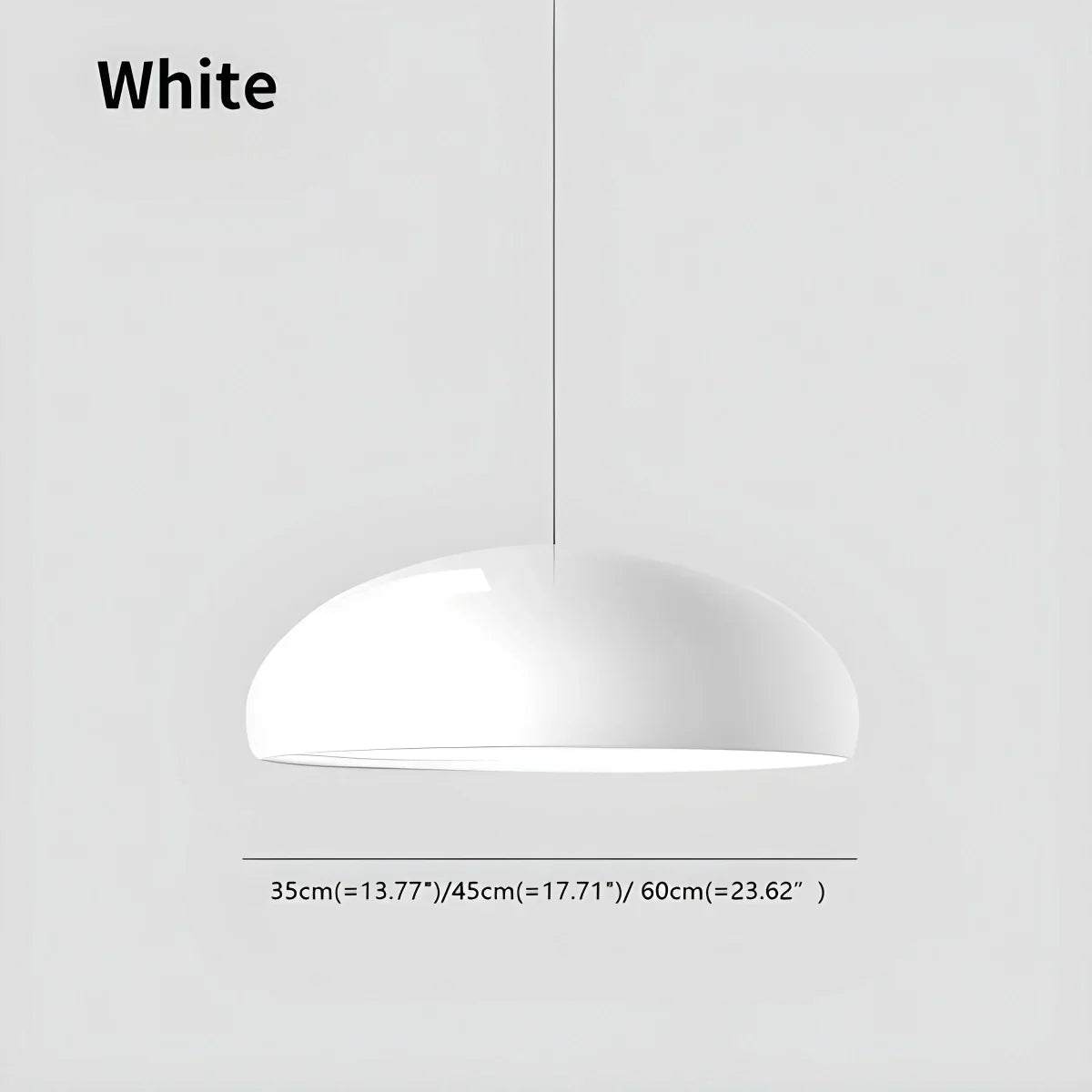 Minimalist Sleek Pendant Lamp - Contemporary Round Ceiling Light