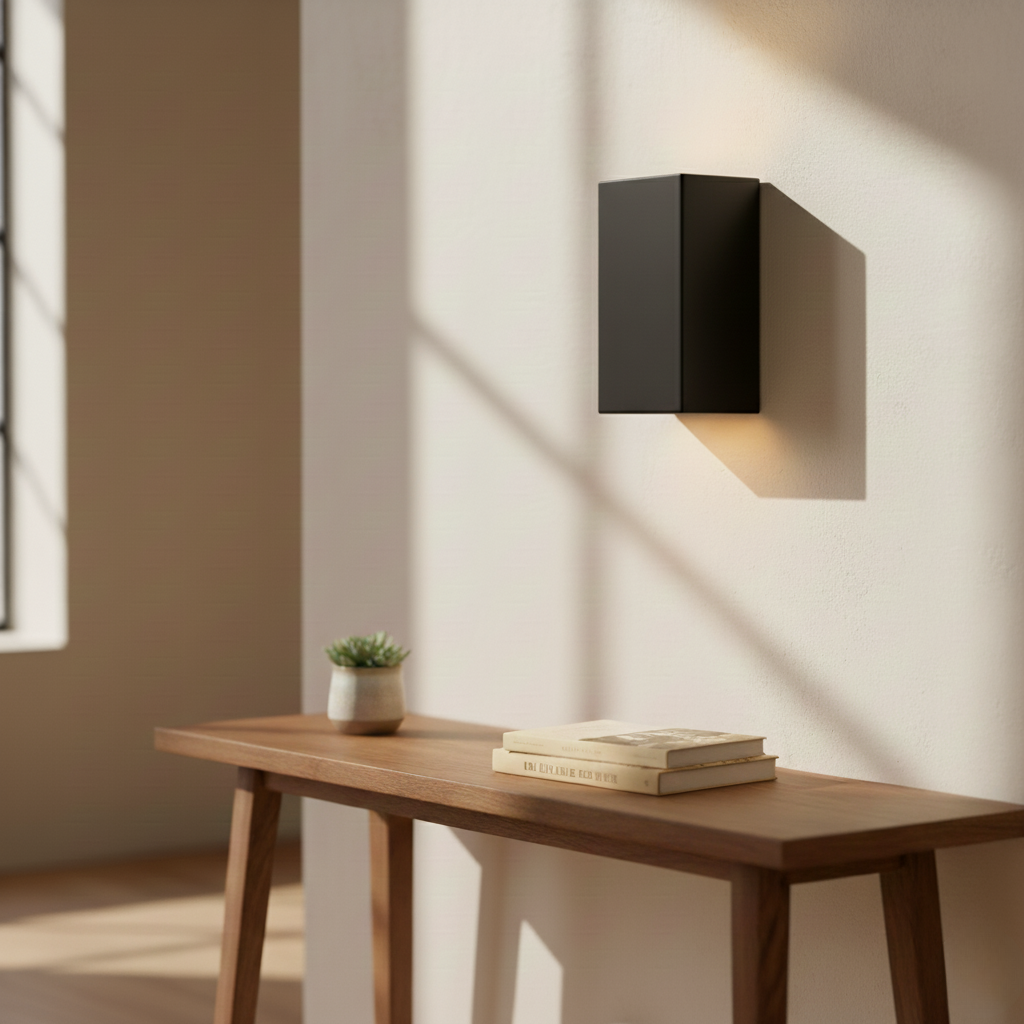 Wireless Wood Wall Sconce