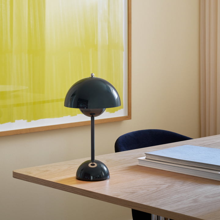 Dome Table Lamp - Minimalist Mushroom Silhouette Light