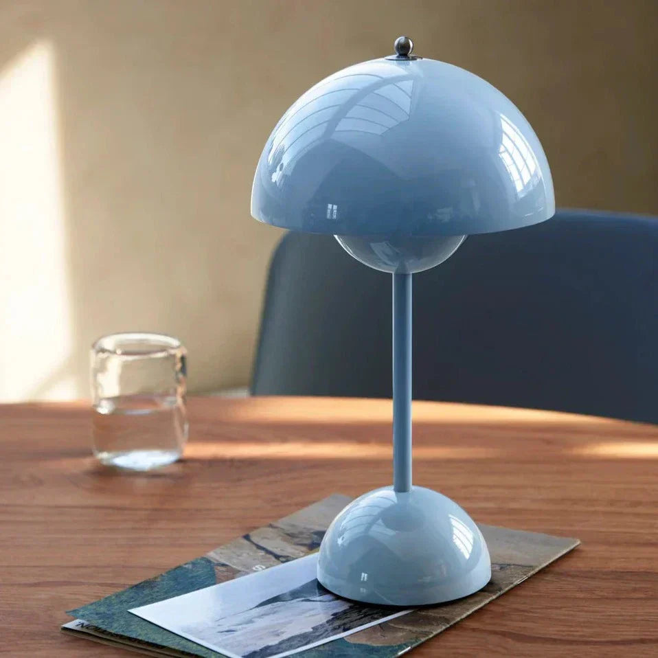 Dome Table Lamp - Minimalist Mushroom Silhouette Light