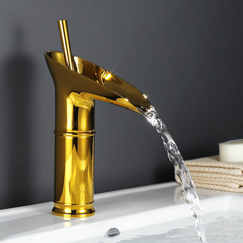 Single Lever Retro Waterfall Tap for Modern Basin