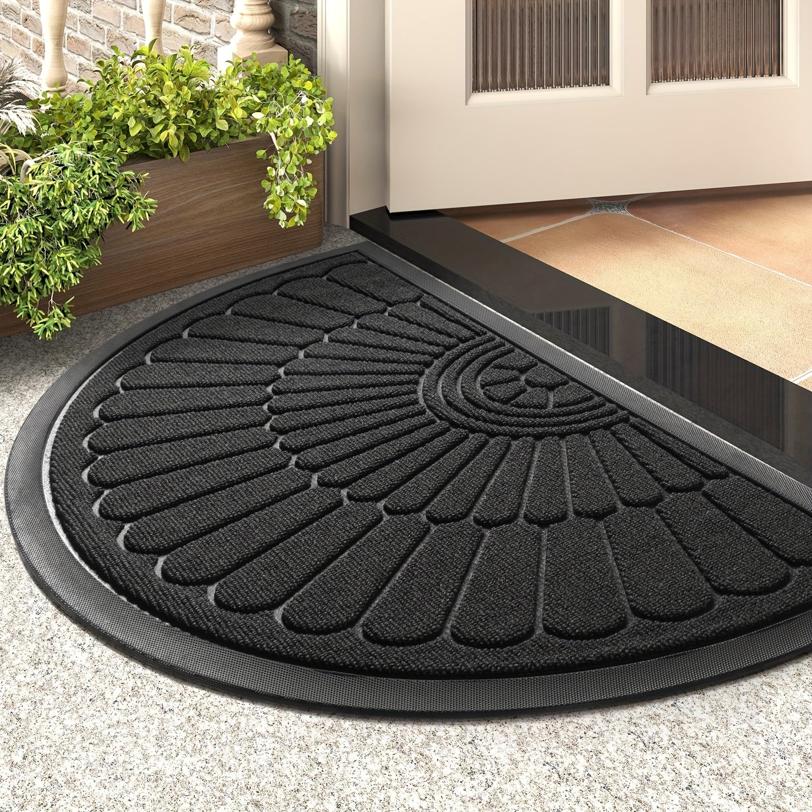 Sustainable Rubber Door Mat Non-Slip for Indoor and Outdoor