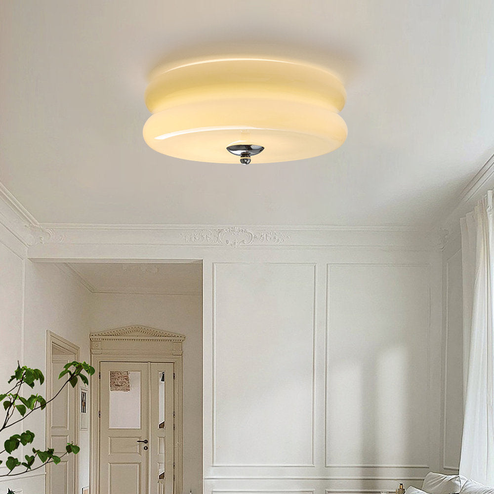 Circular Flush Mount Ceiling Light – Integrated LED
