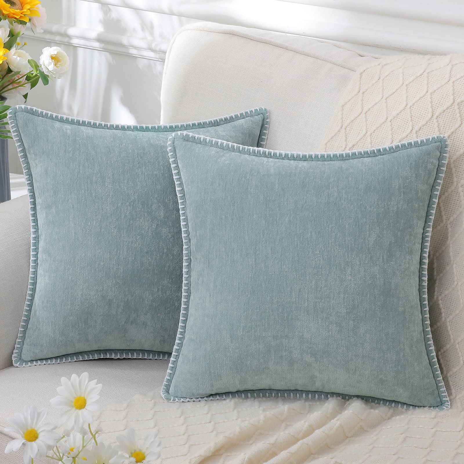 Premium Textured Throw Pillow – Square Decorative Cushion