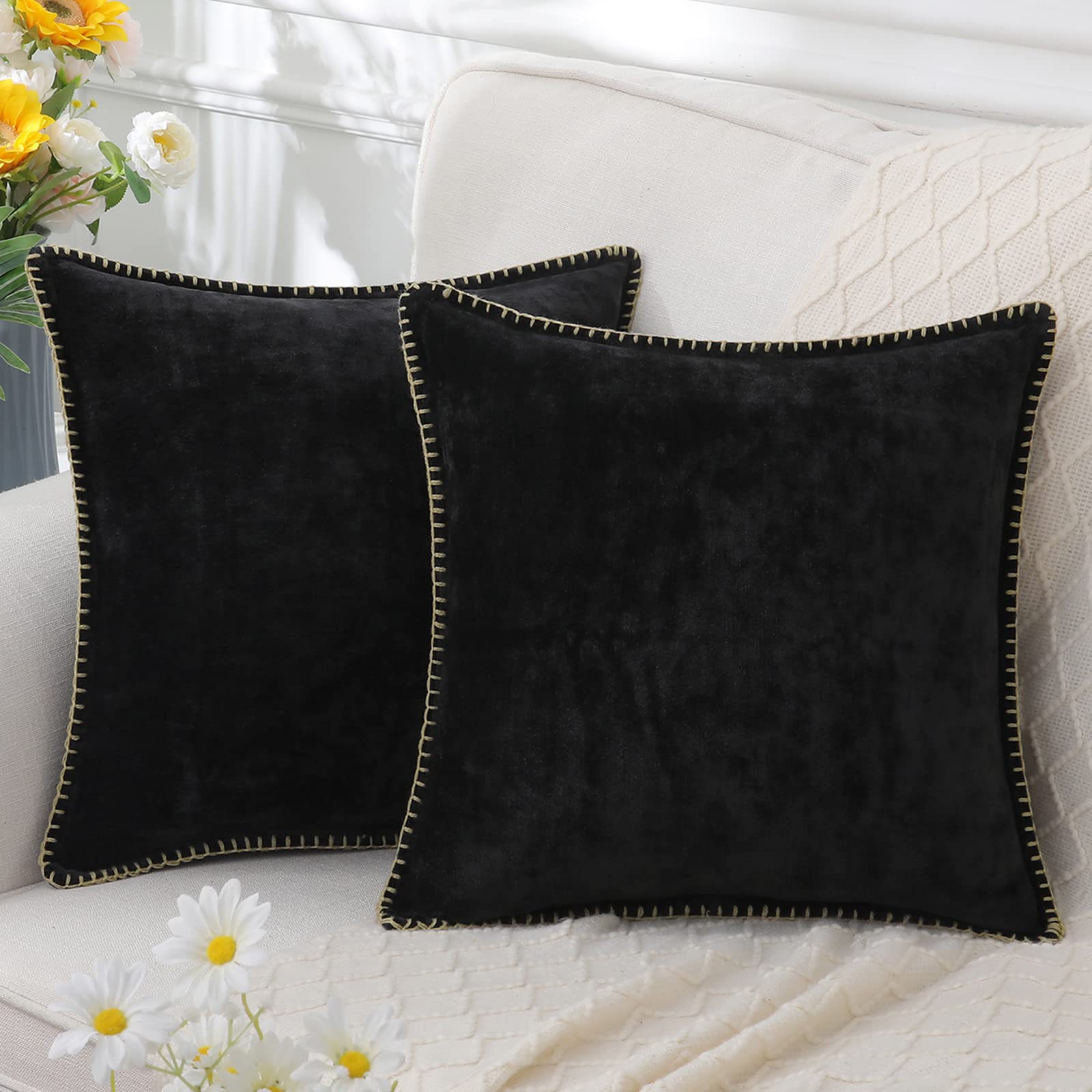 Premium Textured Throw Pillow – Square Decorative Cushion