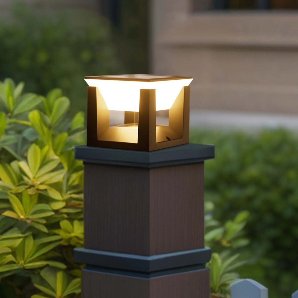 Square Solar Outdoor Lamp