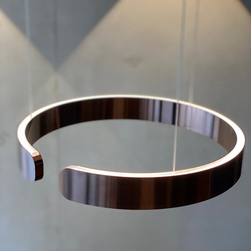 Modern Circular Pendant Light – Ring Shape Ceiling Fixture