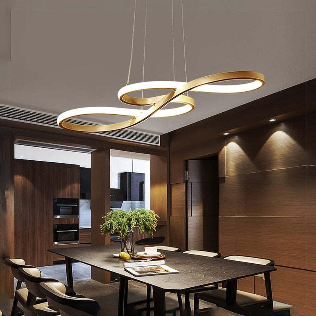 Modern LED Pendant Lamp with Musical Notes