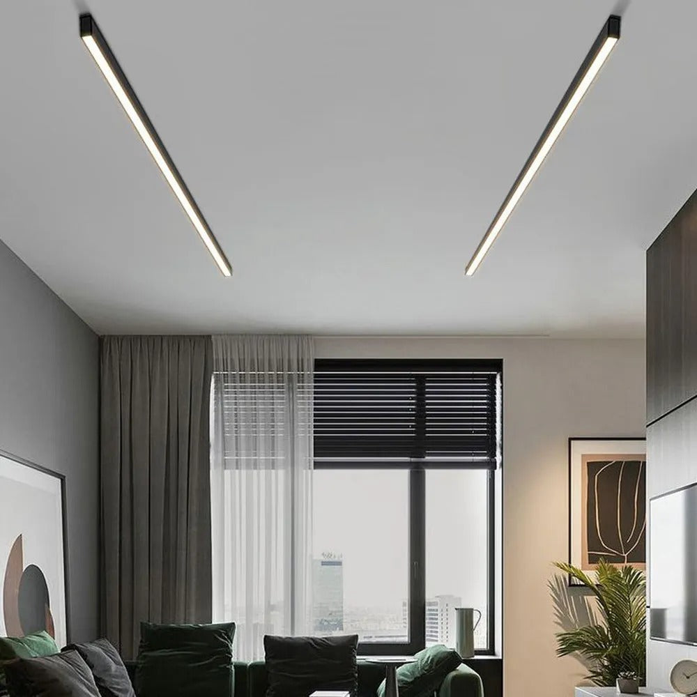 Edge modern linear LED ceiling lamp