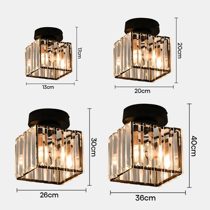 Modern Square Ceiling Light – Flush Mount LED Fixture