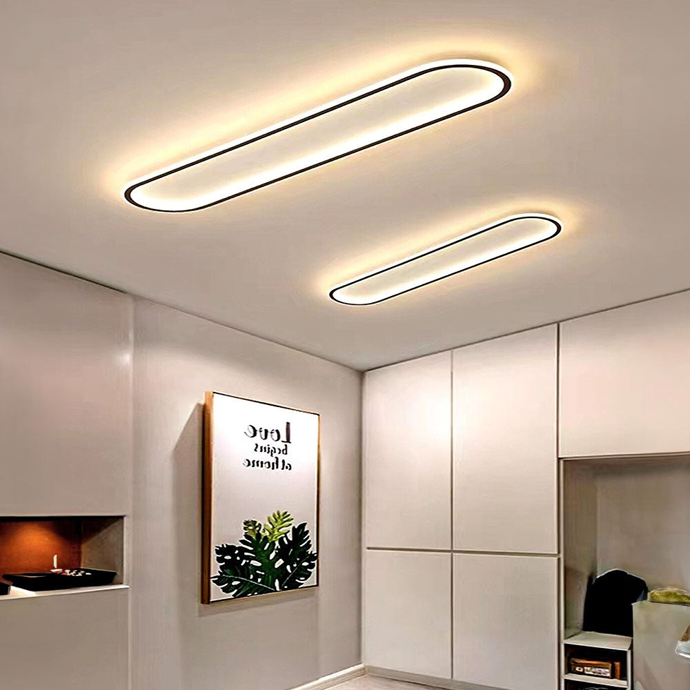 Modern Round LED Ceiling Lamp - Flush Mount Panel Light