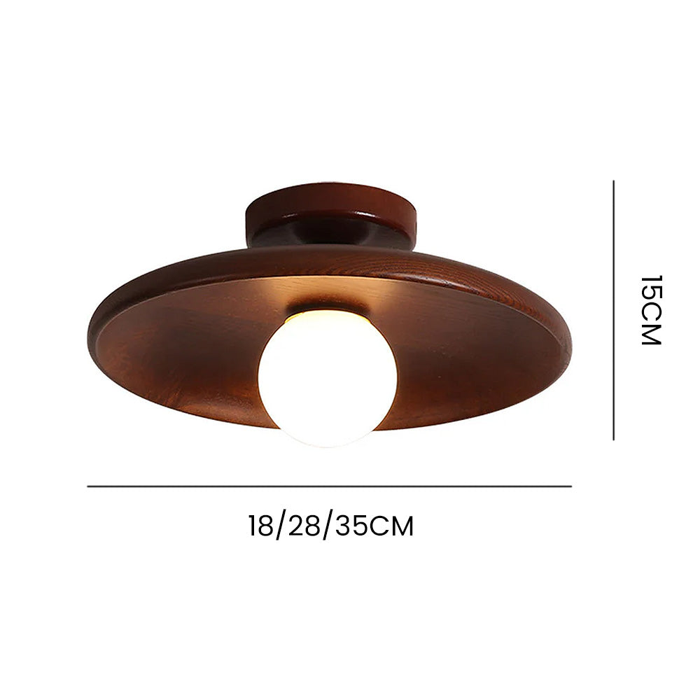Circular Flush Mount Ceiling Light – Integrated LED Home Luminaire