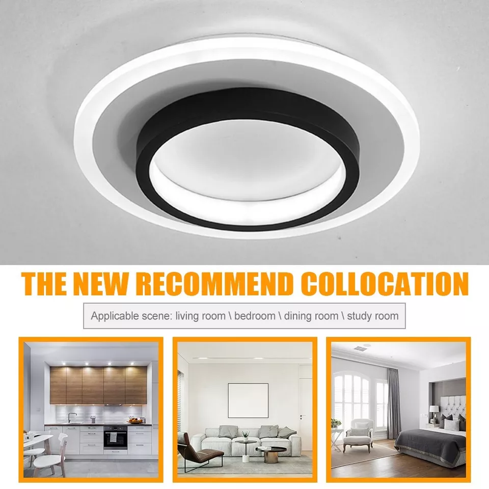Round LED Ceiling Light - Slim Flush Mount Light