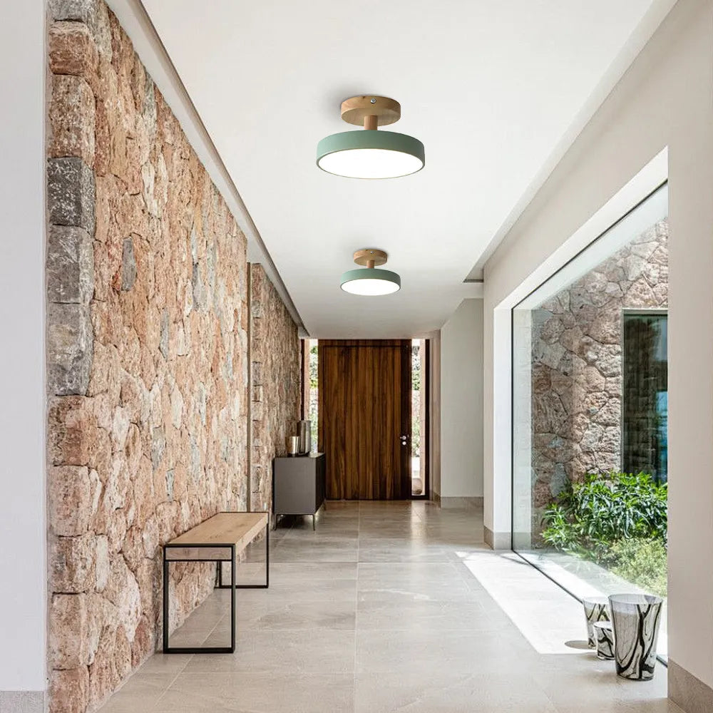 Modern Ceiling Light – Round Flush Mount