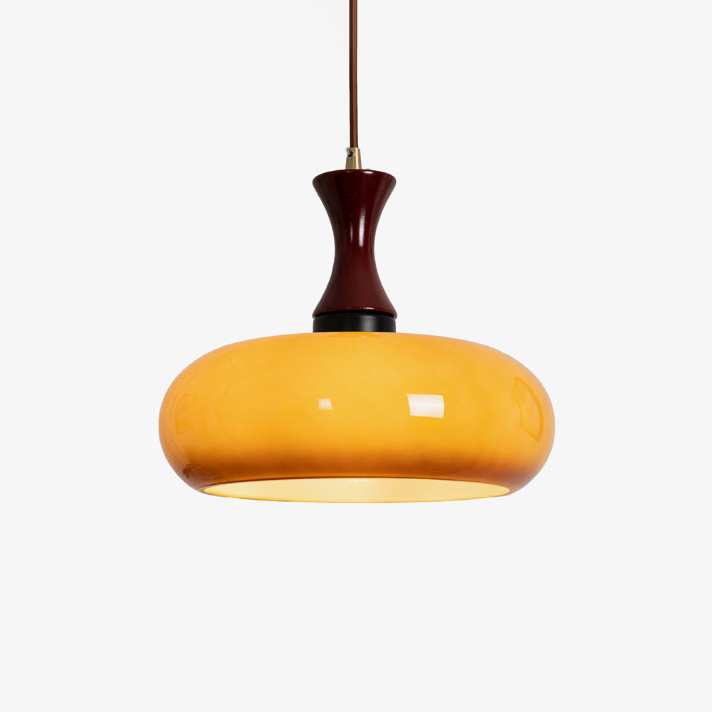 Modern Round Pendant Light – Circular Overhead Ceiling Lamp
