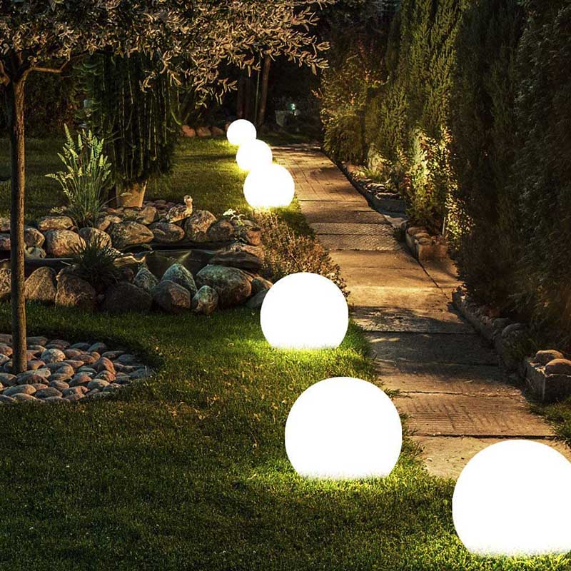 Outdoor Garden Sphere Lamps