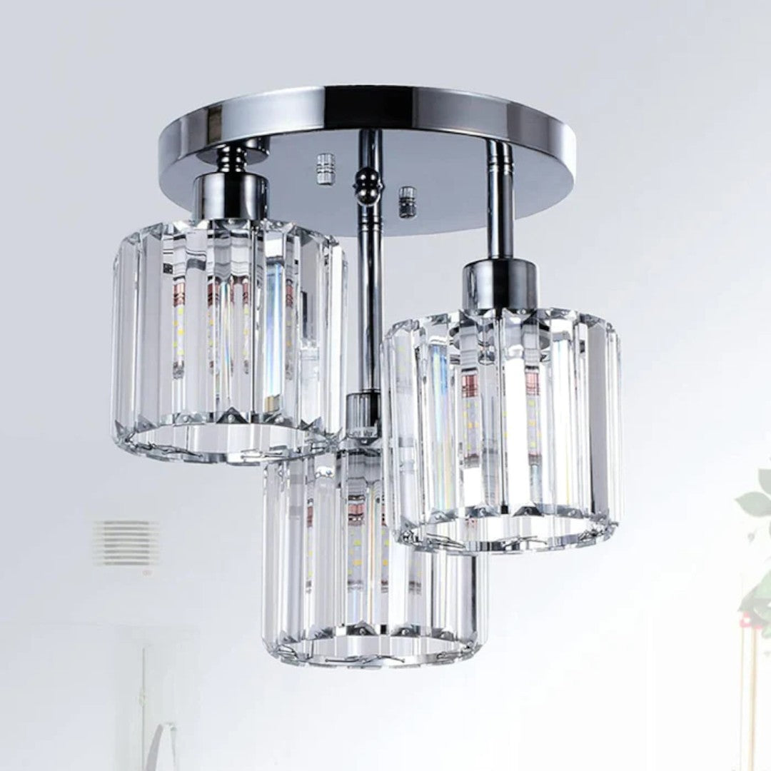 Glass Ceiling Lamp Semi-Matt Mounting