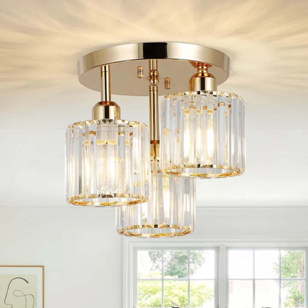 Glass Ceiling Lamp Semi-Matt Mounting